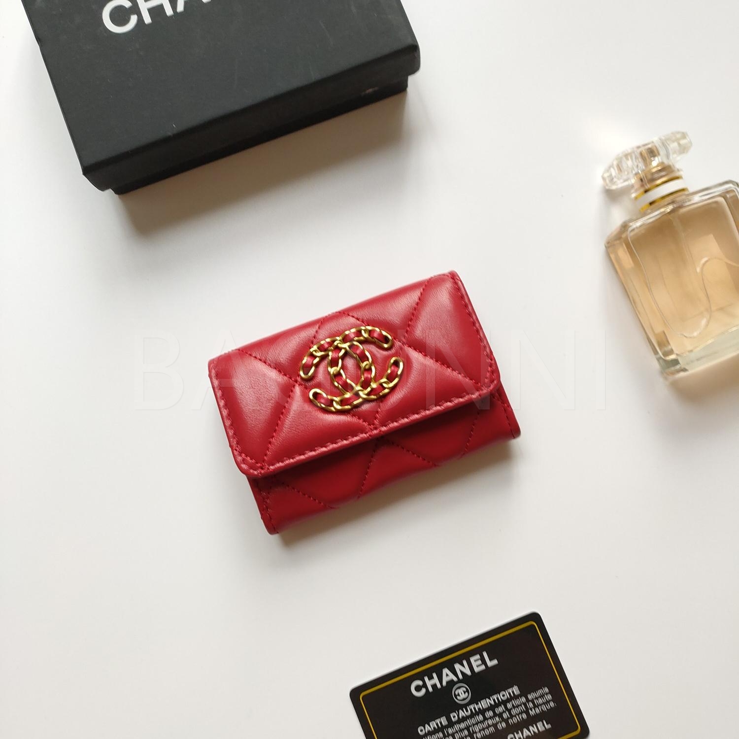 샤넬 클래식 플랩 카드지갑