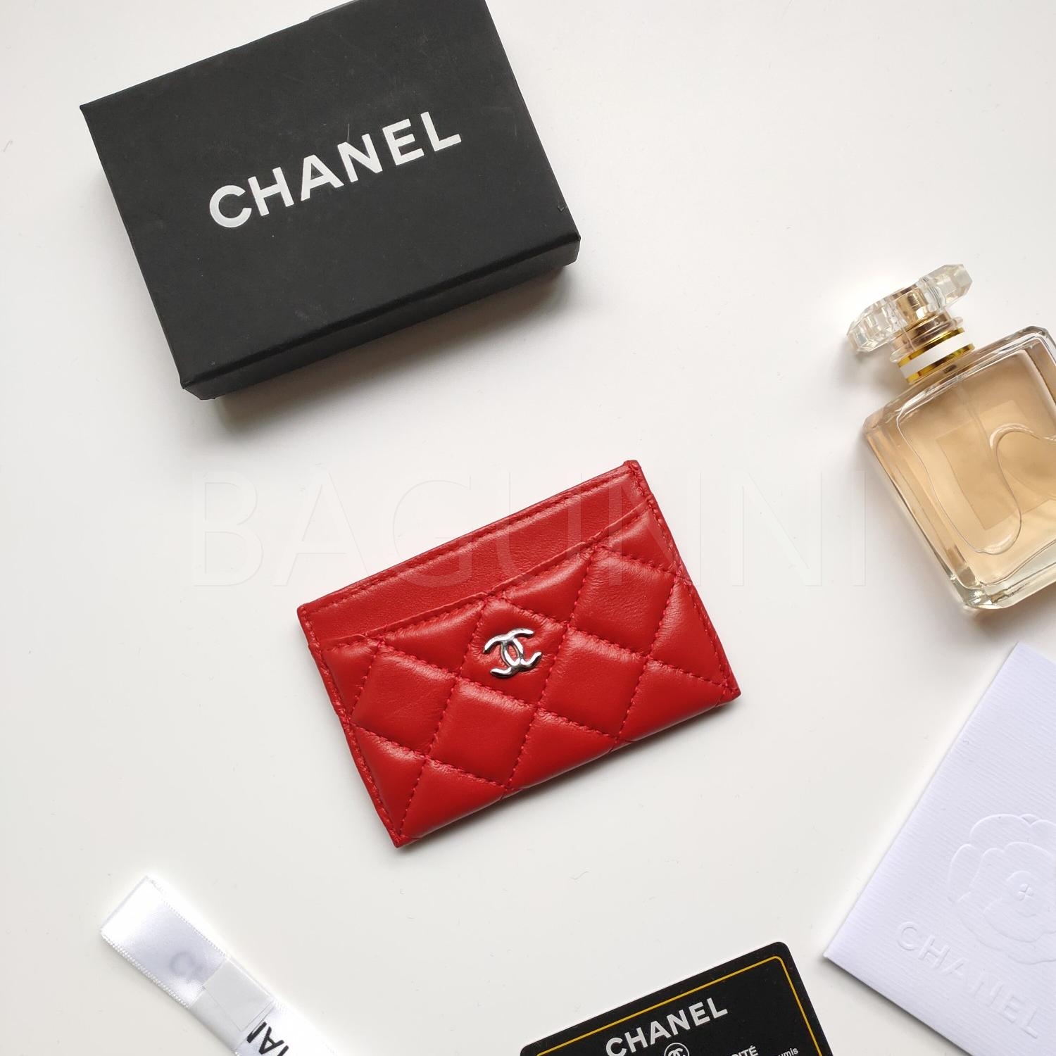 샤넬 클래식 플랩 카드지갑