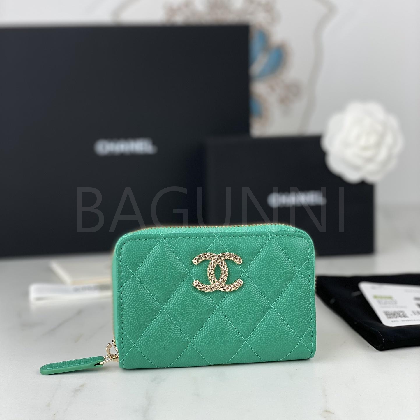 샤넬 19 카드지갑