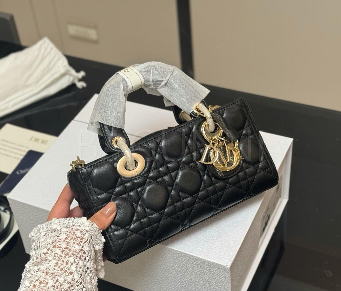 디올 레이디 디올 탑핸들백