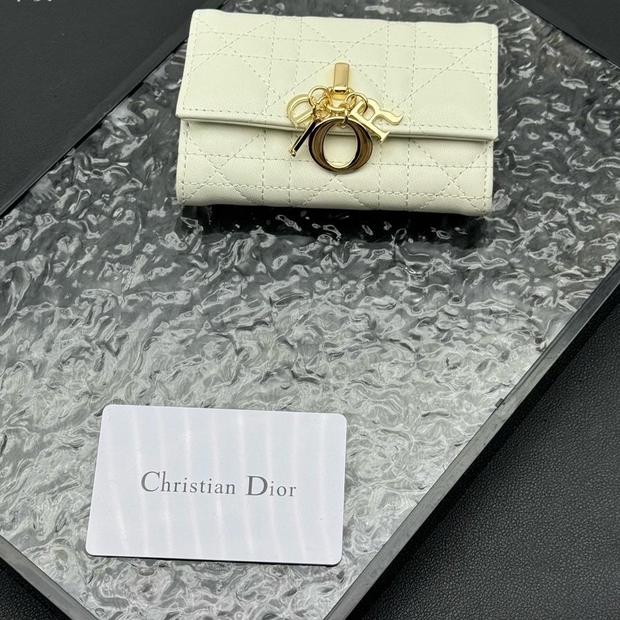 디올 지퍼 카드지갑