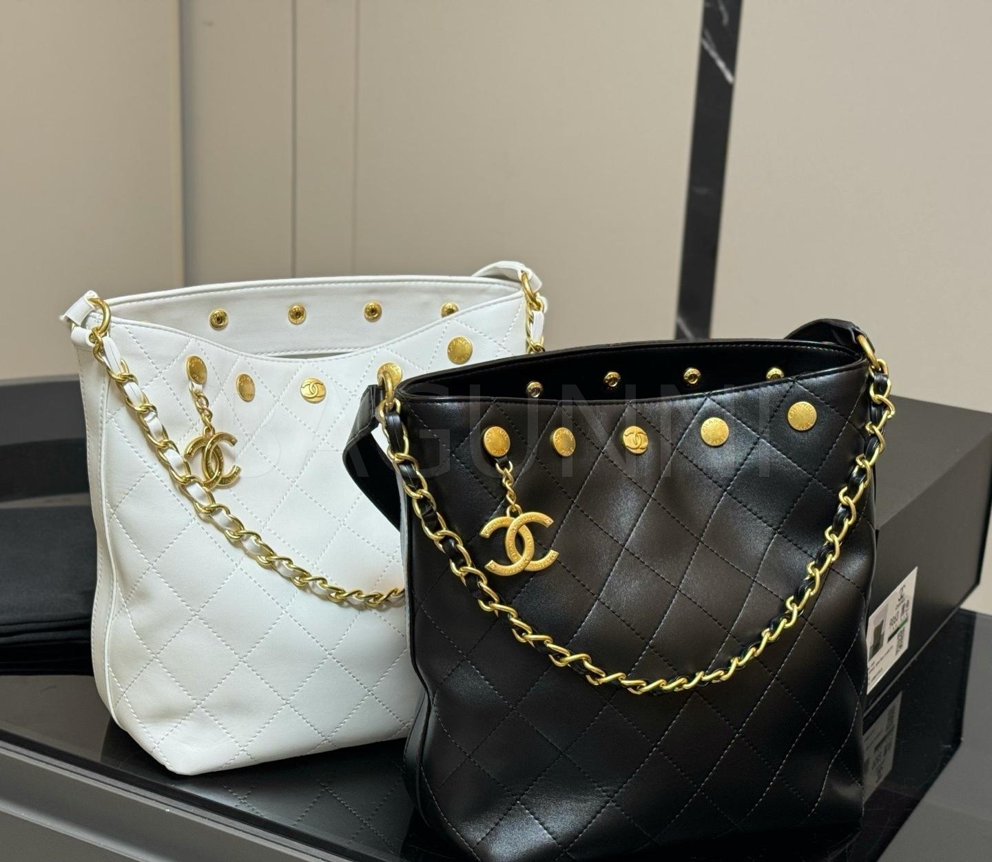 샤넬 코인 참 호보 백