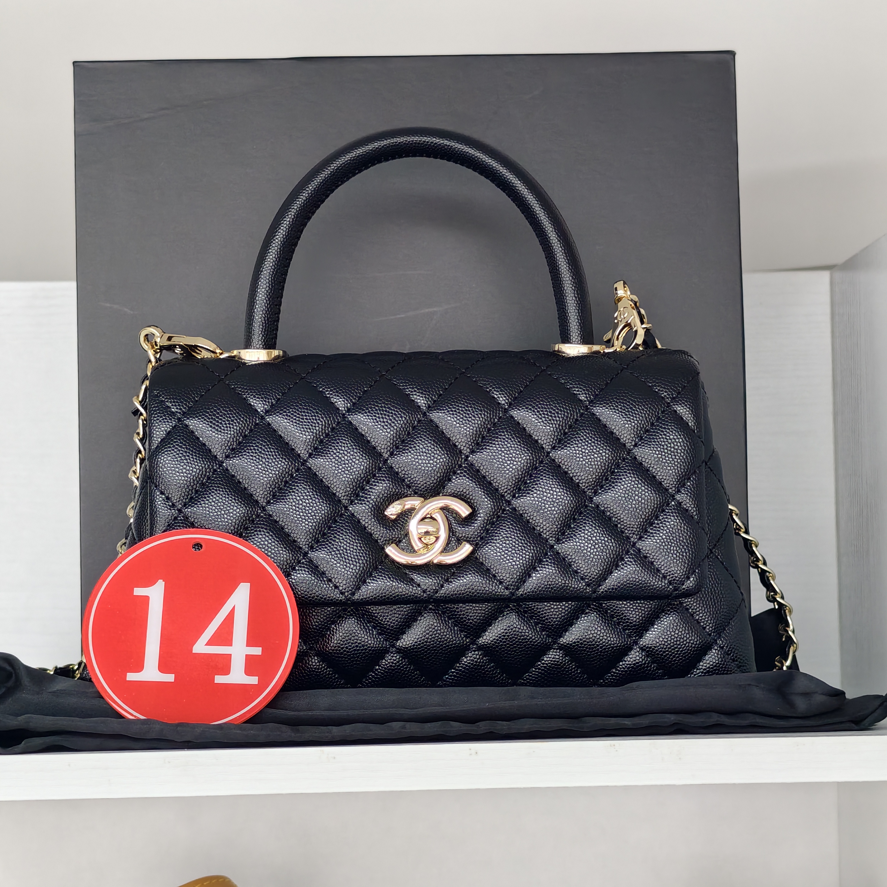 [live14] 샤넬 코코 핸들 백 (대)